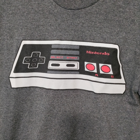 Nintendo Game Controller Gray T Shirt Size M - Picture 3 of 8